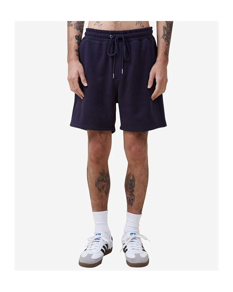 Men's Essential Fleece Shorts Blue $16.00 Shorts