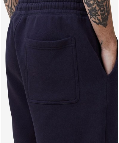 Men's Essential Fleece Shorts Blue $16.00 Shorts