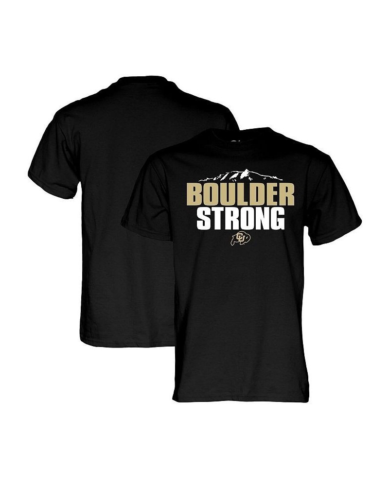 Men's Black Colorado Buffaloes Boulder Strong T-shirt $12.60 T-Shirts