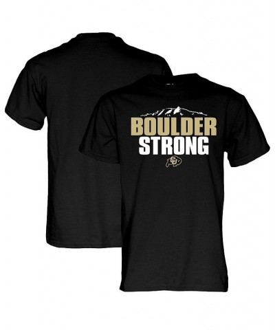 Men's Black Colorado Buffaloes Boulder Strong T-shirt $12.60 T-Shirts