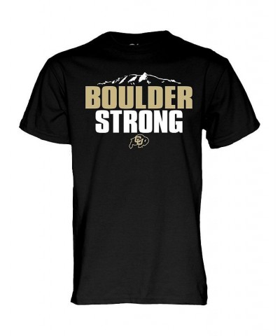 Men's Black Colorado Buffaloes Boulder Strong T-shirt $12.60 T-Shirts