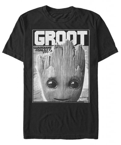 Marvel Men's Guardian of the Galaxy Groot Poster, Short Sleeve T-shirt Black $19.24 T-Shirts