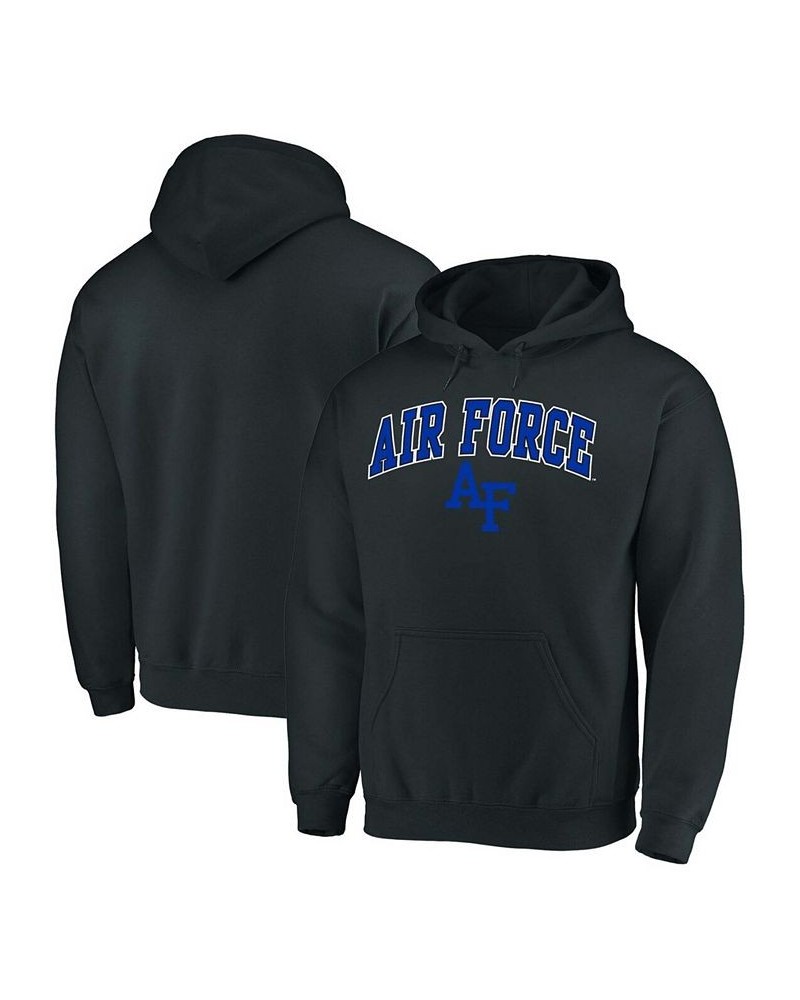 Men's Black Air Force Falcons Campus Pullover Hoodie $24.50 Sweatshirt