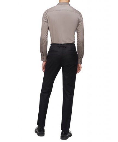 Men's Slim-Fit Modern Stretch Chino Pants Black $41.79 Pants