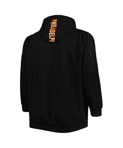 Men's Black Philadelphia Flyers Big and Tall Fleece Pullover Hoodie $35.00 Sweatshirt