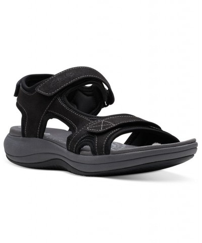 Women's Cloudsteppers Mira Bay Strappy Sport Sandals Black $37.40 Shoes