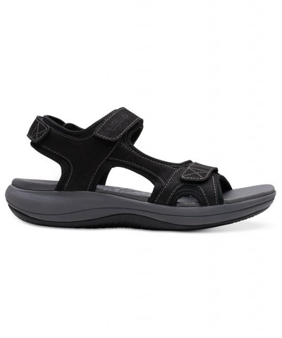 Women's Cloudsteppers Mira Bay Strappy Sport Sandals Black $37.40 Shoes