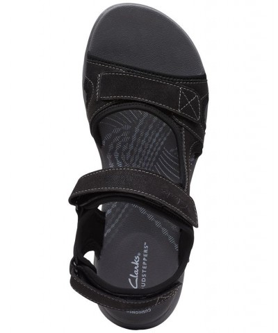 Women's Cloudsteppers Mira Bay Strappy Sport Sandals Black $37.40 Shoes