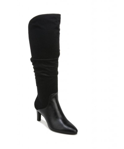 Glory Wide Calf Tall Boots Black $24.00 Shoes