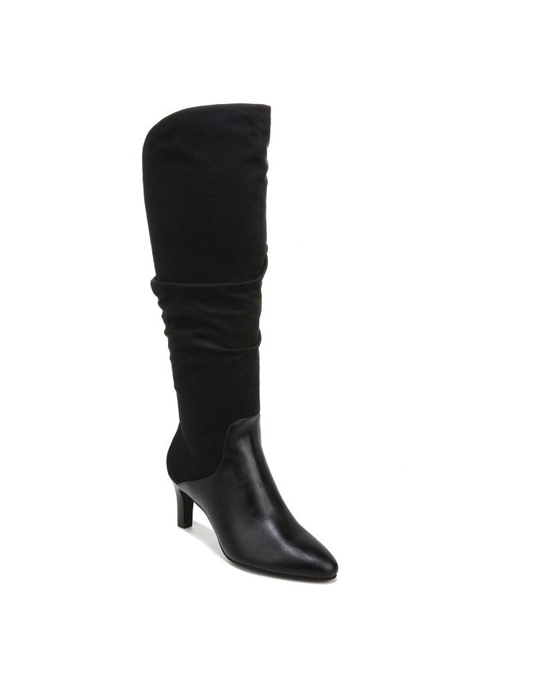 Glory Wide Calf Tall Boots Black $24.00 Shoes