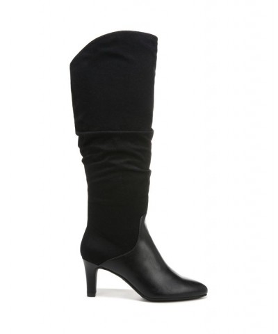 Glory Wide Calf Tall Boots Black $24.00 Shoes