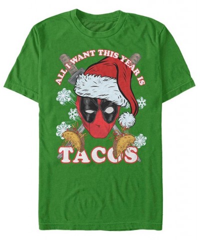 Men's Taco Presents Short Sleeve T-shirt Green $19.24 T-Shirts