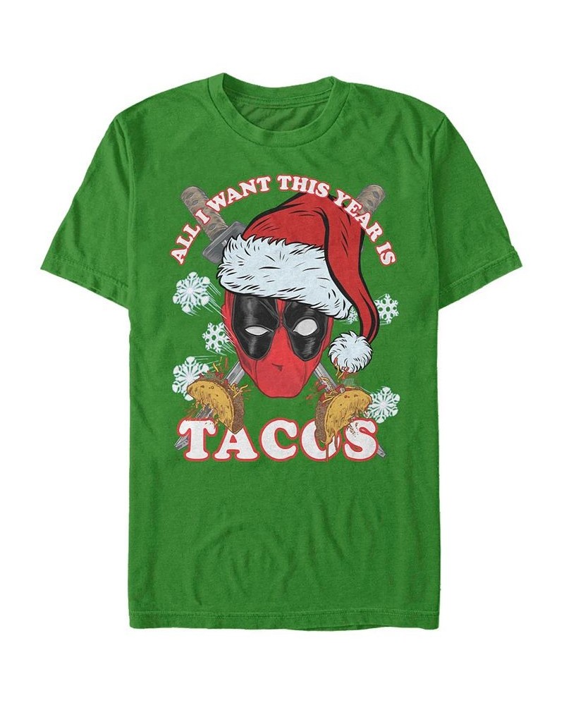 Men's Taco Presents Short Sleeve T-shirt Green $19.24 T-Shirts