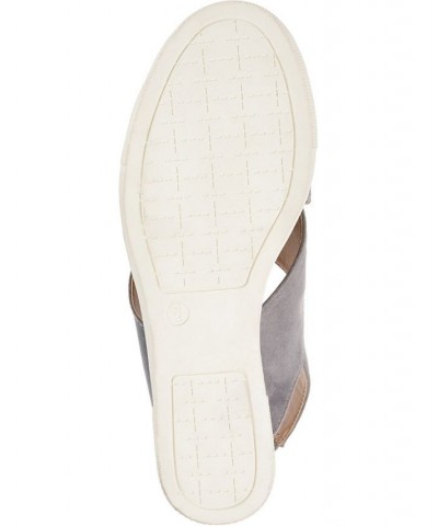 Women's Ronnie Wedge Sandals Gray $50.99 Shoes