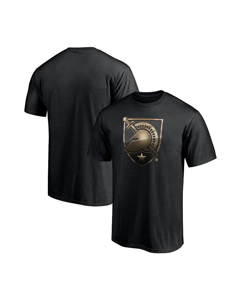 Men's Black Army Black Knights Team Midnight Mascot T-shirt $13.25 T-Shirts