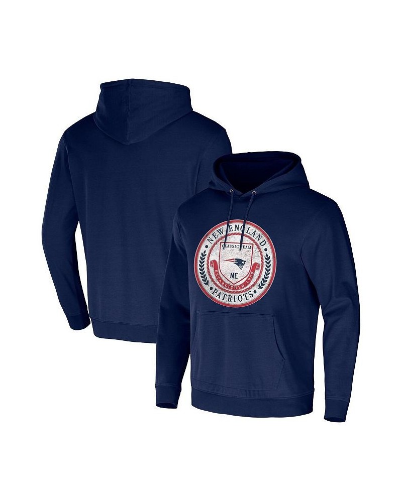 Men's NFL x Darius Rucker Collection by Navy New England Patriots Washed Pullover Hoodie $32.50 Sweatshirt