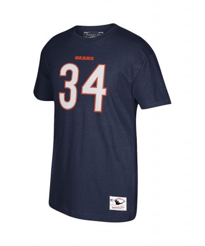 Men's Walter Payton Navy Chicago Bears Retired Player Logo Name and Number T-shirt $20.79 T-Shirts