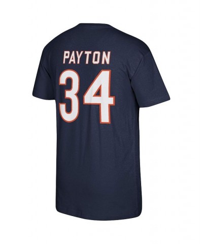 Men's Walter Payton Navy Chicago Bears Retired Player Logo Name and Number T-shirt $20.79 T-Shirts