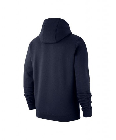 Men's Navy US Soccer Club Primary Pullover Hoodie $32.80 Sweatshirt