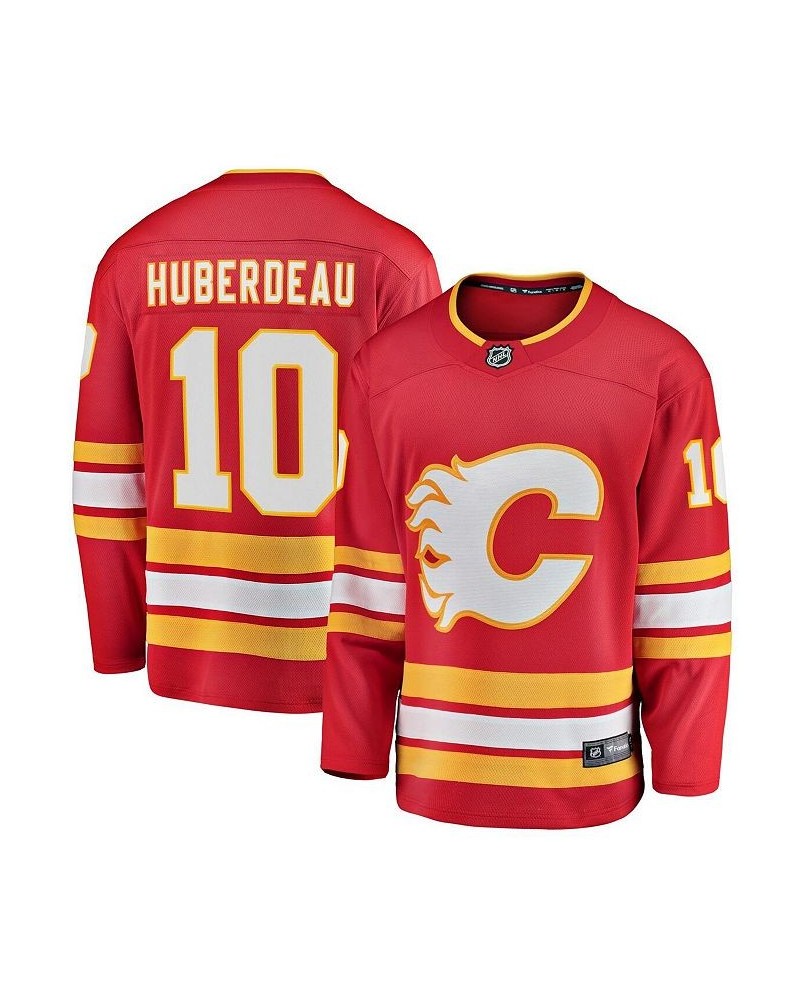 Men's Branded Jonathan Huberdeau Red Calgary Flames Home Breakaway Player Jersey $50.76 Jersey