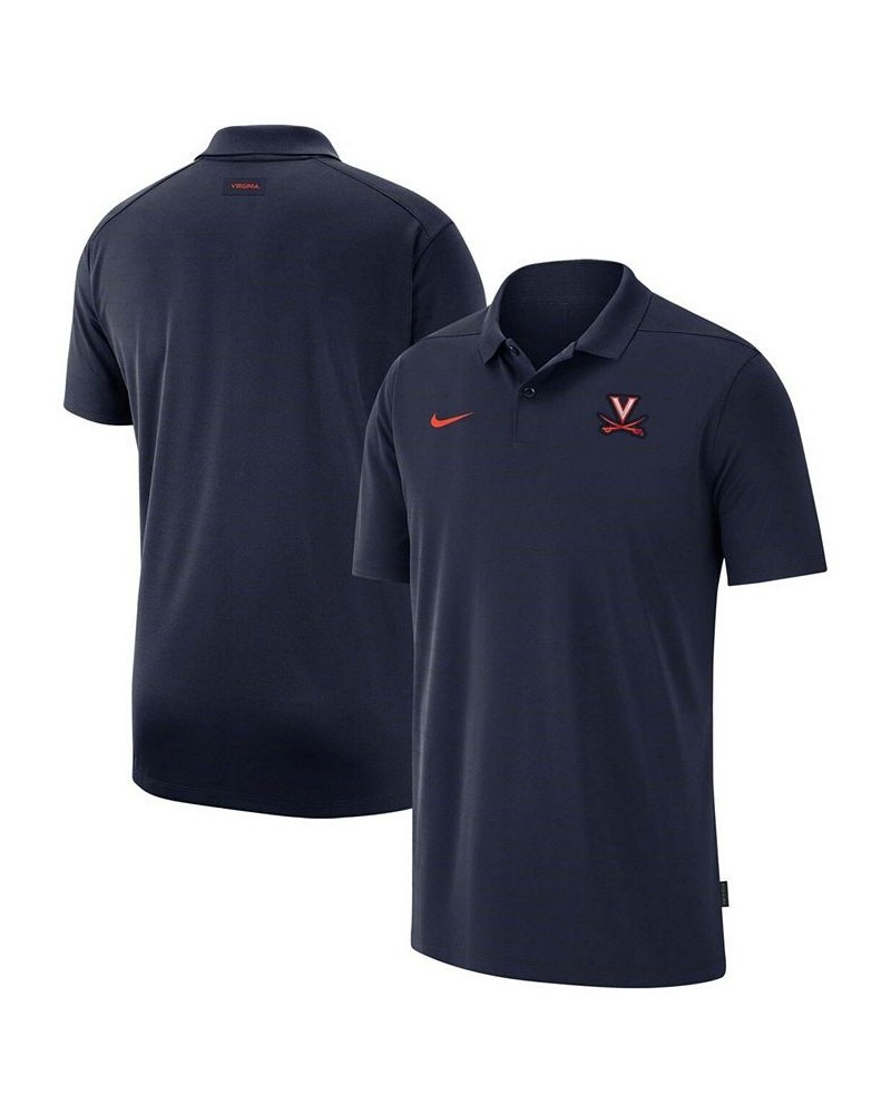 Men's Navy Virginia Cavaliers 2021 Early Season Victory Performance Coaches Polo $31.89 Polo Shirts