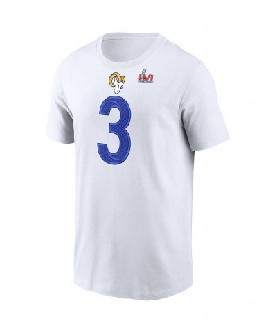 Men's Odell Beckham Jr. White Los Angeles Rams Super Bowl LVI Name Number T-shirt $20.90 T-Shirts