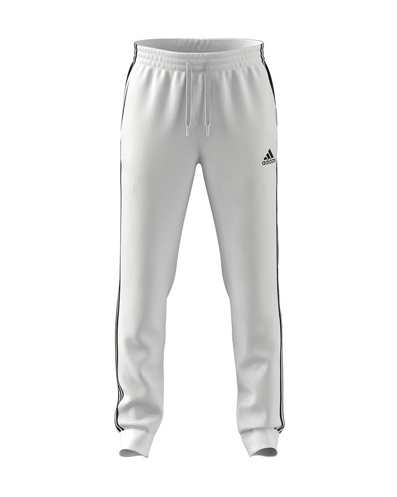 Men's Essentials Tapered Cuff Jogger Pants White $23.20 Pants