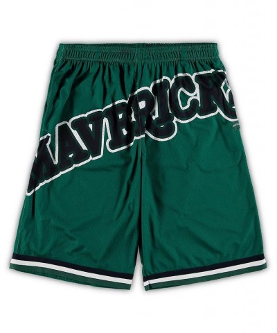 Men's Green Dallas Mavericks Big and Tall Hardwood Classics Big Face 2.0 Shorts $29.40 Shorts