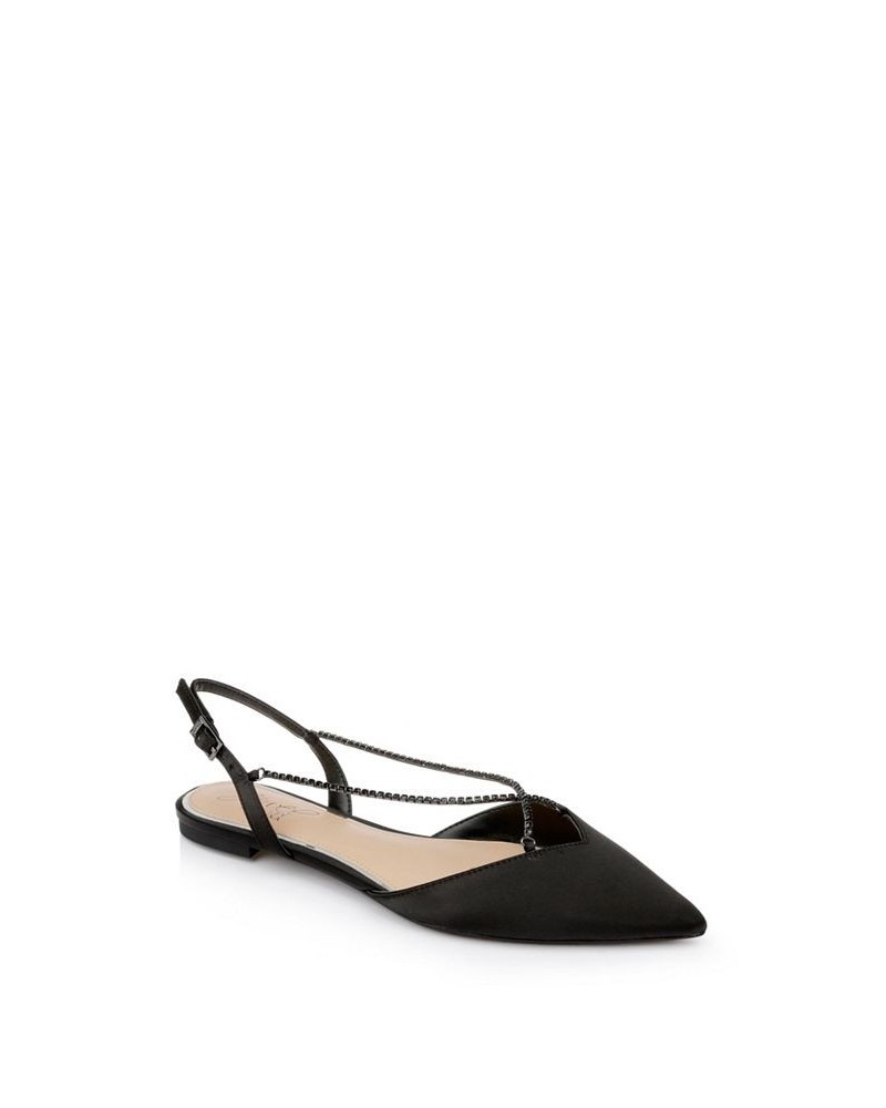 Women's Alanna Evening Flats Black $49.98 Shoes