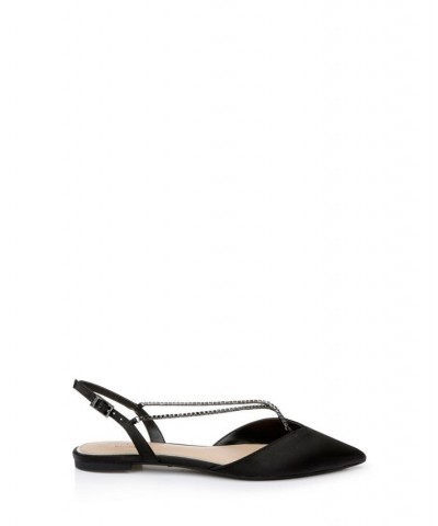 Women's Alanna Evening Flats Black $49.98 Shoes