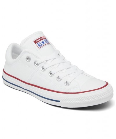 Women's Chuck Taylor Madison Low Top Casual Sneakers White $38.50 Shoes