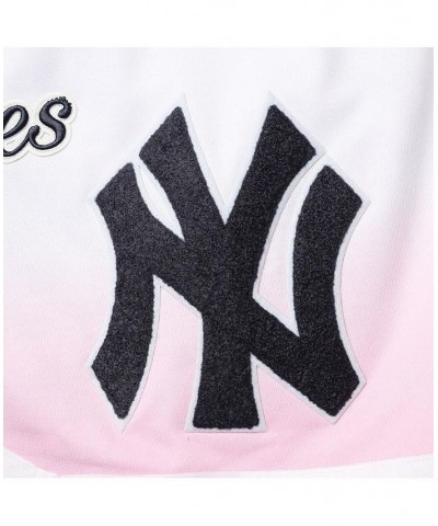 Men's Blue and Pink New York Yankees Team Logo Pro Ombre Shorts $45.10 Shorts