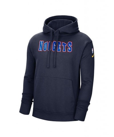 Men's Navy Denver Nuggets 2021/22 City Edition Essential Logo Pullover Hoodie $30.38 Sweatshirt