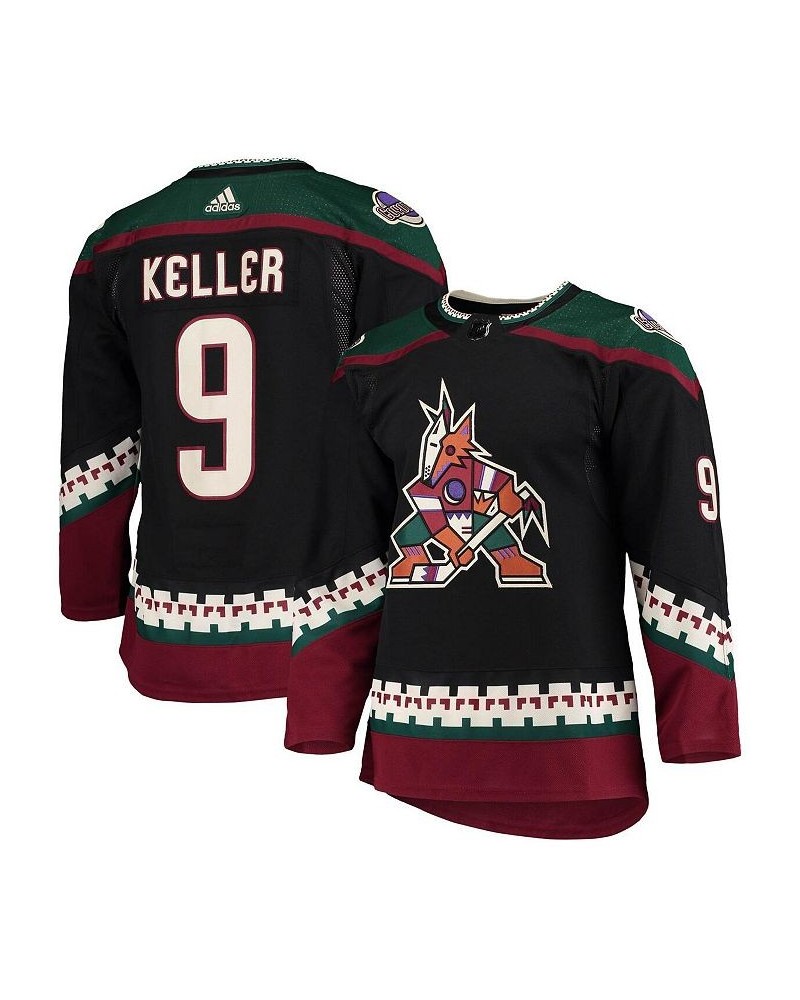 Men's Clayton Keller Black Arizona Coyotes Home Authentic Pro Player Jersey $83.72 Jersey