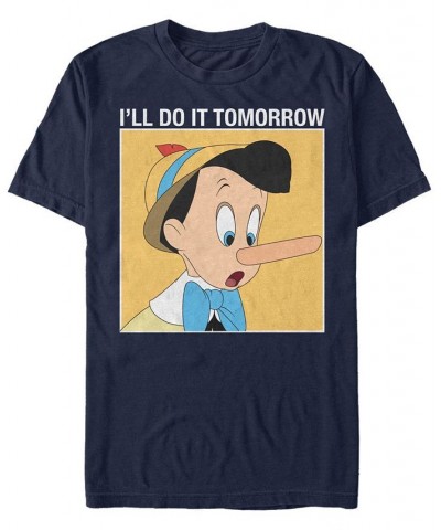 Men's Do It Tomorrow Short Sleeve T-Shirt Blue $14.70 T-Shirts