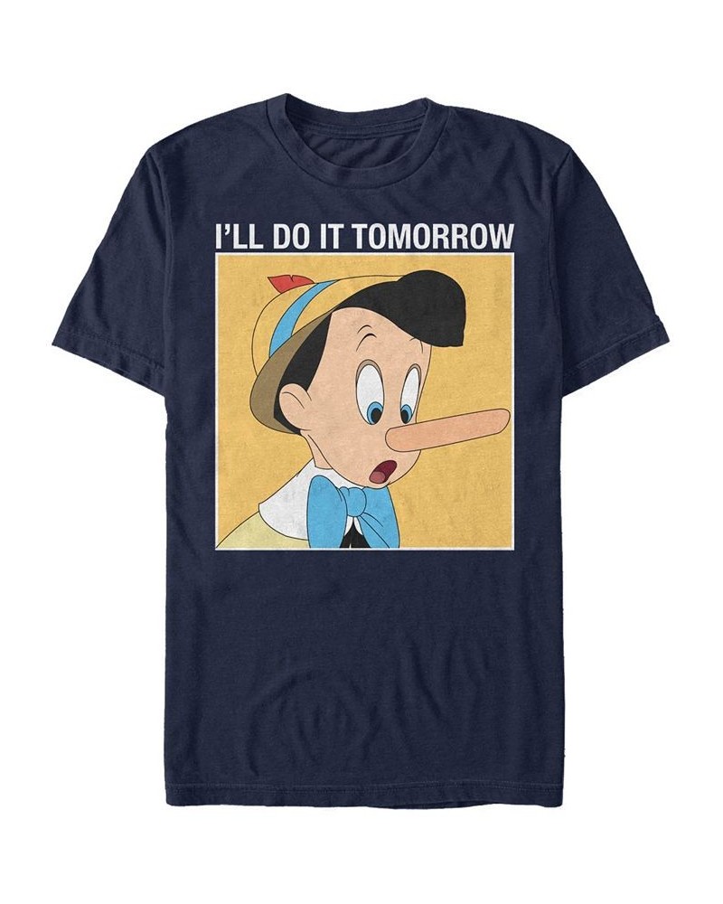 Men's Do It Tomorrow Short Sleeve T-Shirt Blue $14.70 T-Shirts