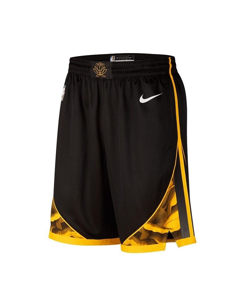 Men's Black Golden State Warriors 2022/23 City Edition Swingman Shorts $49.00 Shorts