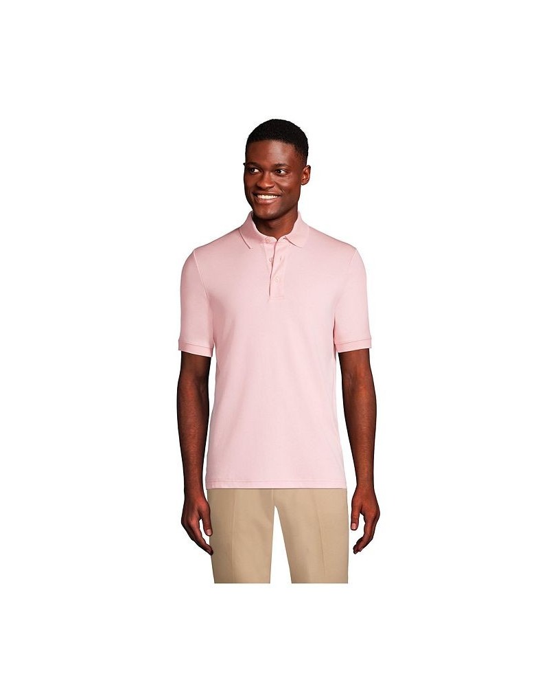 Men's Short Sleeve Super Soft Supima Polo Shirt PD01 $30.78 Polo Shirts