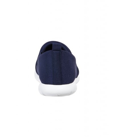 Zenz from Isotoner Women's Indoor/Outdoor Pintuck Lauren Slip-Ons Blue $15.90 Shoes