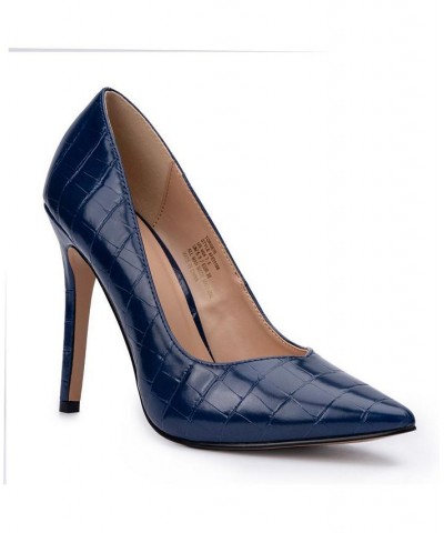 Women's Daisy Pumps Blue $31.67 Shoes