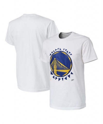 Men's NBA x Naturel White Golden State Warriors No Caller ID T-shirt $24.00 T-Shirts