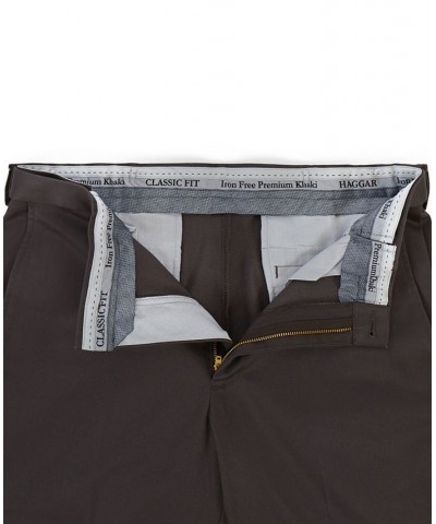 Men’s Iron Free Premium Khaki Classic-Fit Flat-Front Pant PD04 $24.20 Pants