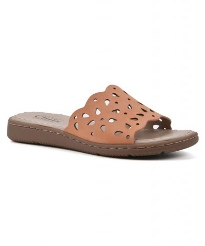 Women's Squad Slide Comfort Sandal Tan/Beige $35.40 Shoes