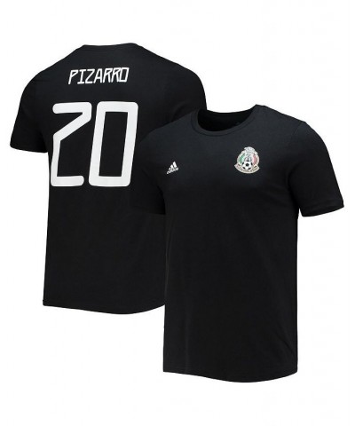 Men's Rodolfo Pizarro Black Mexico National Team Amplifier Name and Number T-shirt $20.39 T-Shirts