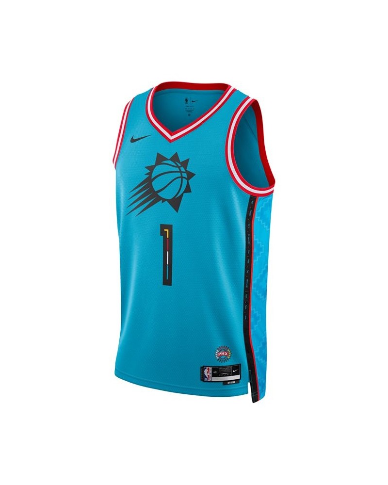 Men's and Women's Devin Booker Turquoise Phoenix Suns 2022/23 City Edition Swingman Jersey $65.00 Jersey