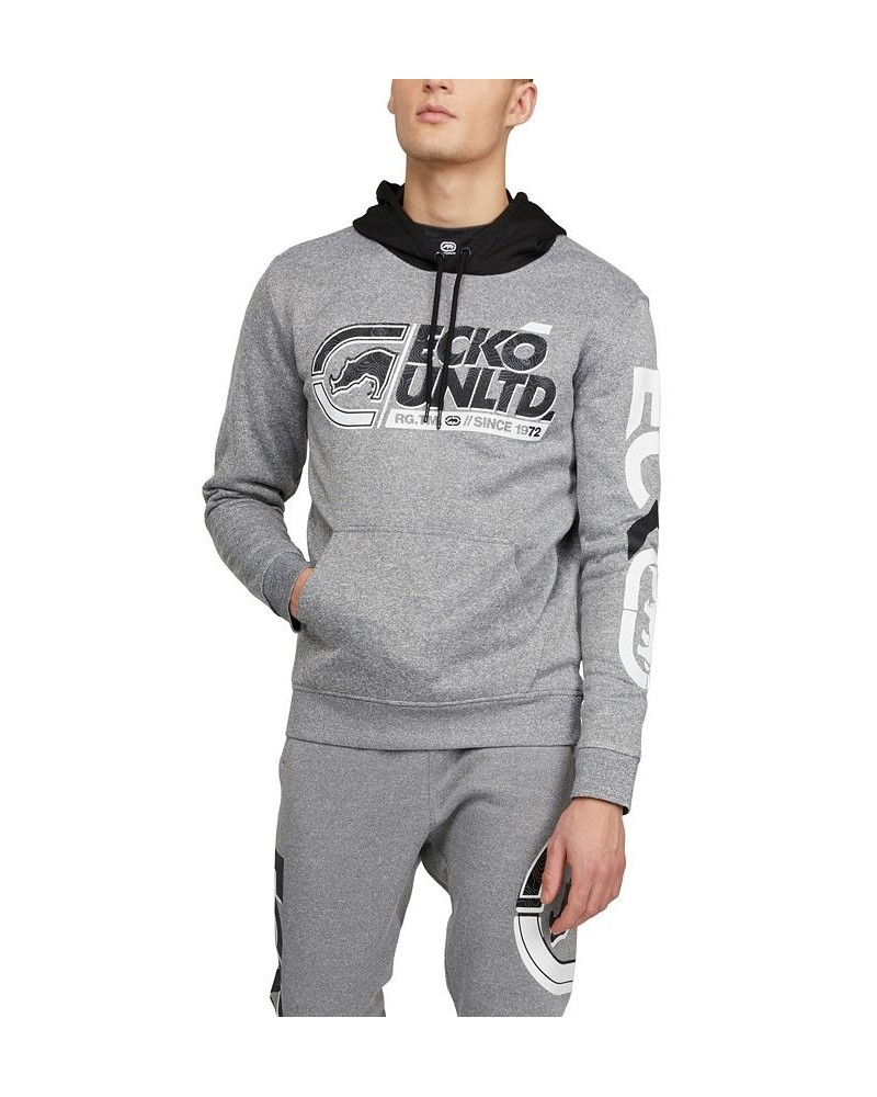 Men's Big and Tall Momentum Hoodie Gray $34.22 Sweatshirt