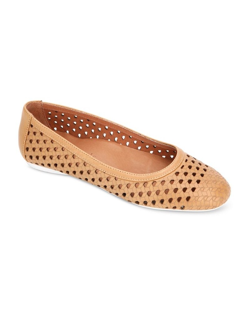 Women's Eugene Travel Ballet Flats PD02 $73.14 Shoes