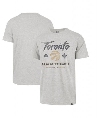 Men's '47 Gray Toronto Raptors 2021/22 City Edition Elements Franklin T-Shirt $14.72 T-Shirts