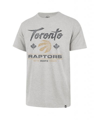 Men's '47 Gray Toronto Raptors 2021/22 City Edition Elements Franklin T-Shirt $14.72 T-Shirts