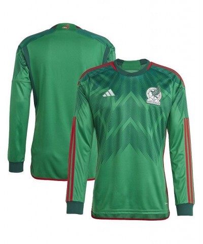 Men's Green Mexico National Team 2022/23 Home Blank Long Sleeve Replica Jersey $37.40 Jersey